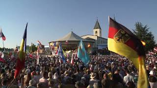 Hosanna in Excelsis  Mladifest 2022  Medjugorje Youth Festival [upl. by Aicinod322]