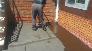 Kleen Seal Driveway Sealing Sealcoating a Residential Driveway in Monmouth Junction NJ 08852 [upl. by Ebag]