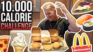 10000 CALORIE CHALLENGE  EPIC CHEATDAY [upl. by Anaeg]