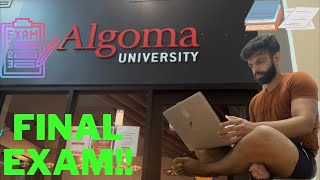 Exams in Canada 🍁Algoma University final exam examsincanada [upl. by Elimaj993]