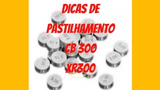 Como fazer o cálculo das pastilhas de válvulas xre300 e cb300 [upl. by Halimak]