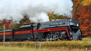 Norfolk amp Western 611 The Shenandoah Steam Spectacle 4K [upl. by Villada720]