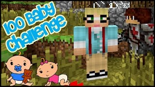 Minecraft 100 Baby Challenge  EP 1  BABY DADDY [upl. by Xeno435]