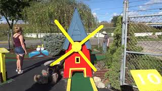 ⛳Windmill on the Vitense Golfland Miniature Golf Course [upl. by Gniy]