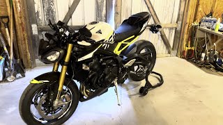 How to show the Odometer in the Display  24 Triumph Street Triple RS amp Moto2 [upl. by Ardel]