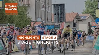 Highlights Stage 2  Dauphiné 2023 [upl. by Lanna]