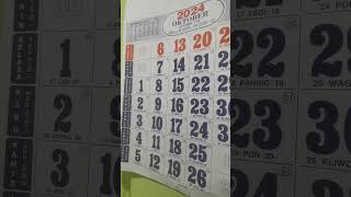 KALENDER WETON  OKTOBER 2024 [upl. by Lorollas]