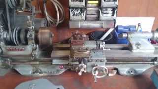 Myford ML7 lathe demonstration running [upl. by Huberty386]