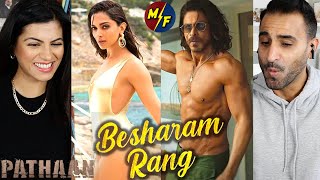 Besharam Rang Song  Pathaan  Shah Rukh Khan Deepika Padukone  Vishal amp Sheykhar  REACTION [upl. by Eilrac751]