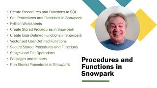 Introduction to Procedures and Functions in Snowpark [upl. by Terhune975]