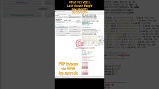 bypass frp new security device vivo y21 v2111 via EMMC FILE MANAGER isp metode newsec [upl. by Aynwad434]