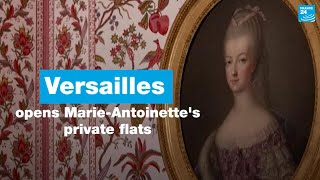 Versailles opens MarieAntoinettes restored private flats to the public • FRANCE 24 English [upl. by Blus791]