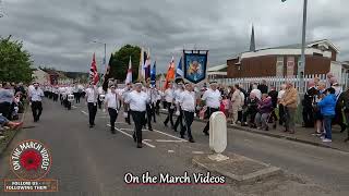 Ulster Grenadiers 12th July Carrickfergus 2024 [upl. by Eniawtna778]