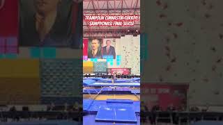 Trampolin Cimnastik Türkiye Şampiyonası Final Serisi shorts keşfet gym gymnast trampoline [upl. by Ednil]