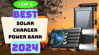 5 Best Solar Charger Power Bank 2024  Top 5 Best Solar Power Bank 2024 [upl. by Coltun827]