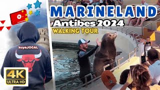 Marineland 2024 Antibes France 🇫🇷 KuyaJOCAL Walking TOUR [upl. by Ecaroh]