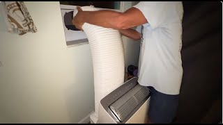 How to set up and use a Toshiba 12000 BTU Portable Air Conditioner [upl. by Arul]