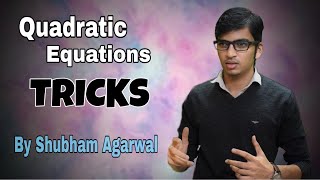 CA FOUNDATION  Quadratic Equation Tricks  Shortcut Method  Solve in 10 sec [upl. by Elwaine]