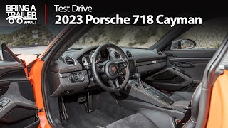 2023 Porsche 718 Cayman GT4 RS Weissach Test Drive  Bring a Trailer [upl. by Lorette502]