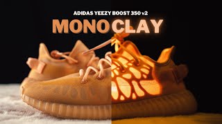 A CLOSER LOOK AT YEEZY 350 v2 MONO CLAY  THE SNEAKER LAIR [upl. by Latsyek866]