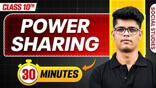 Power Sharing in 31 Minutes  Mind Map Series for Class 10th [upl. by Bev640]