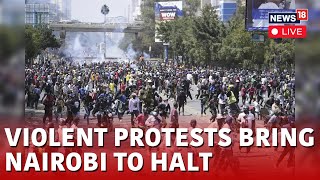 Kenya News Live  Protest Erupts In Nairobi City Over Finance Bill Live  Kenya Protest Live  N18G [upl. by Auqenat]