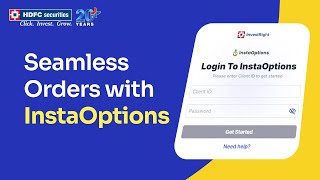 Seamless Orders on InstaOptions Effortless Management amp RealTime Updates [upl. by Sabino910]