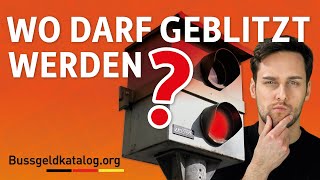 Wo darf geblitzt werden 📸 Verstecke Abstände etc  bussgeldkatalogorg [upl. by Olodort844]