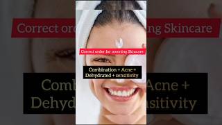 quotMorning Skincare Routine for Combination AcneProne Dehydrated amp Sensitive Skinquot SkincareTips [upl. by Reemas]