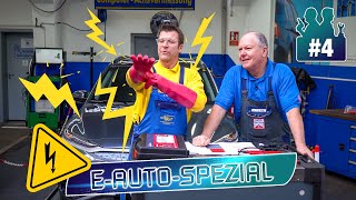 EAUTO SPEZIAL 4 EAUTOS IN DER WERKSTATT 🛠  LautstärkenVergleich EKona und BenzinPeugeot 🥁 [upl. by Hachmann]