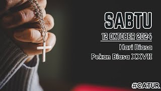 Bacaan Liturgi Sabtu 12 Oktober 2024  Hari Biasa Pekan Biasa ke XXVII [upl. by Llerihs]