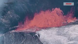 El volcán Kilauea en 4K [upl. by Pavla]