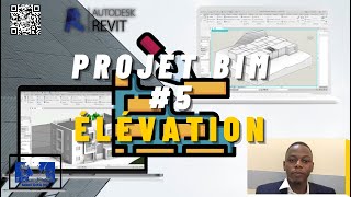 TUTO BIM AUTODESK REVIT PARTIE 5ELEVATIONGÉNIE CIVIL 237 AUTODESK REVIT BIMPROJET BIM [upl. by Meares]