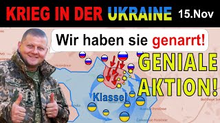 15NOVEMBER VOR ALLER AUGEN  Ukrainische Streitkräfte liefern taktisches Meisterwerk [upl. by Lednor]