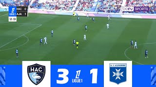 Havre AC contre AJ Auxerre 31  Ligue 1 McDonalds 202425  Résumé de Match [upl. by Anada]