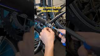 FSA crank removal FSA bike parktool shimano pinoy bike calgary cannondale [upl. by Llerrej]