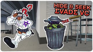 The FUNNIEST Evade VC hide and seek experience  ROBLOX Funny Moments [upl. by Parcel]