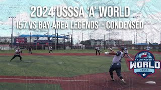 I57 vs Bay Area Legends  2024 A World Winners Final Condensed Game [upl. by Finegan4]