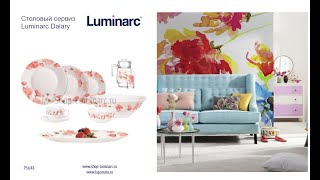 Обзор столового сервиза Luminarc Essence Dalary 46 предметов [upl. by Enilrad]