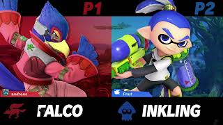 Inkling PR Testing Session  Androos Falco vs Pnut Inkling [upl. by Suoiradal]