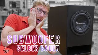 Krasser XXL Subwoofer selbstbau  Der reißt das Haus ab  1 [upl. by Yeclek]