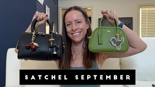 Its September Satchel Time Dooney amp Bourke I Coach SuzWhat [upl. by Raffin]