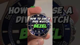 How to use a bezel on a dive watch DIY  Easy to do tutorial in 30 seconds [upl. by Marybella]