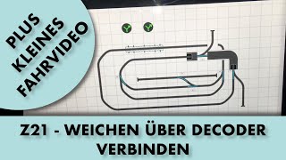 Z21  Weichen über Rocco switch Decoder verbinden  plus kleines Fahrvideo [upl. by Draneb]