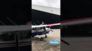 Pre flight checks … aviation vbuild aircraft pilot airport aviationlovers cessna landing [upl. by Nelyk]