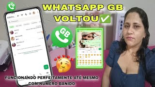 WHATSAPP GB ATUALIZADO 2024 V2070COMO VOLTAR A USAR O WHATSAPP GB [upl. by Alurd]