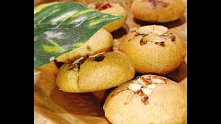 Homemade easy to make biscuits very simple biscuits with atta wheat flour biscuits [upl. by Ahsrats]