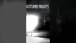 OUT NOW🎸🌃🖤🚬 bassanosga rock shred electricguitar autumn night [upl. by Oiratno55]