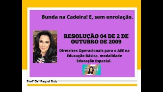 Res 042009 Diretrizes Operacionais para o AEE na Educação Básica modalidade Educação Especial [upl. by Utham]