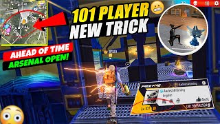 101 Level Fail 🥲 New Trick Open Arsenal Before Time And Over Power GamePlay  Garena Free Fire [upl. by Alyacim]